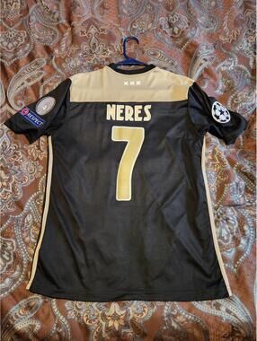 Ajax 2018/2019 Neres Netherlands Holland Away Soccer Jersey Size M